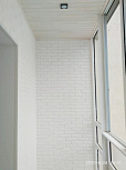 Панорамное остекление лоджии с отделкой в доме I-515/9Ш - фото 2